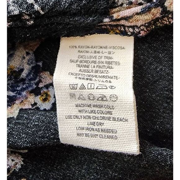 Free People Choker Style Sleeveless Tree Swing Top Black Size XS - Picture 6 of 6